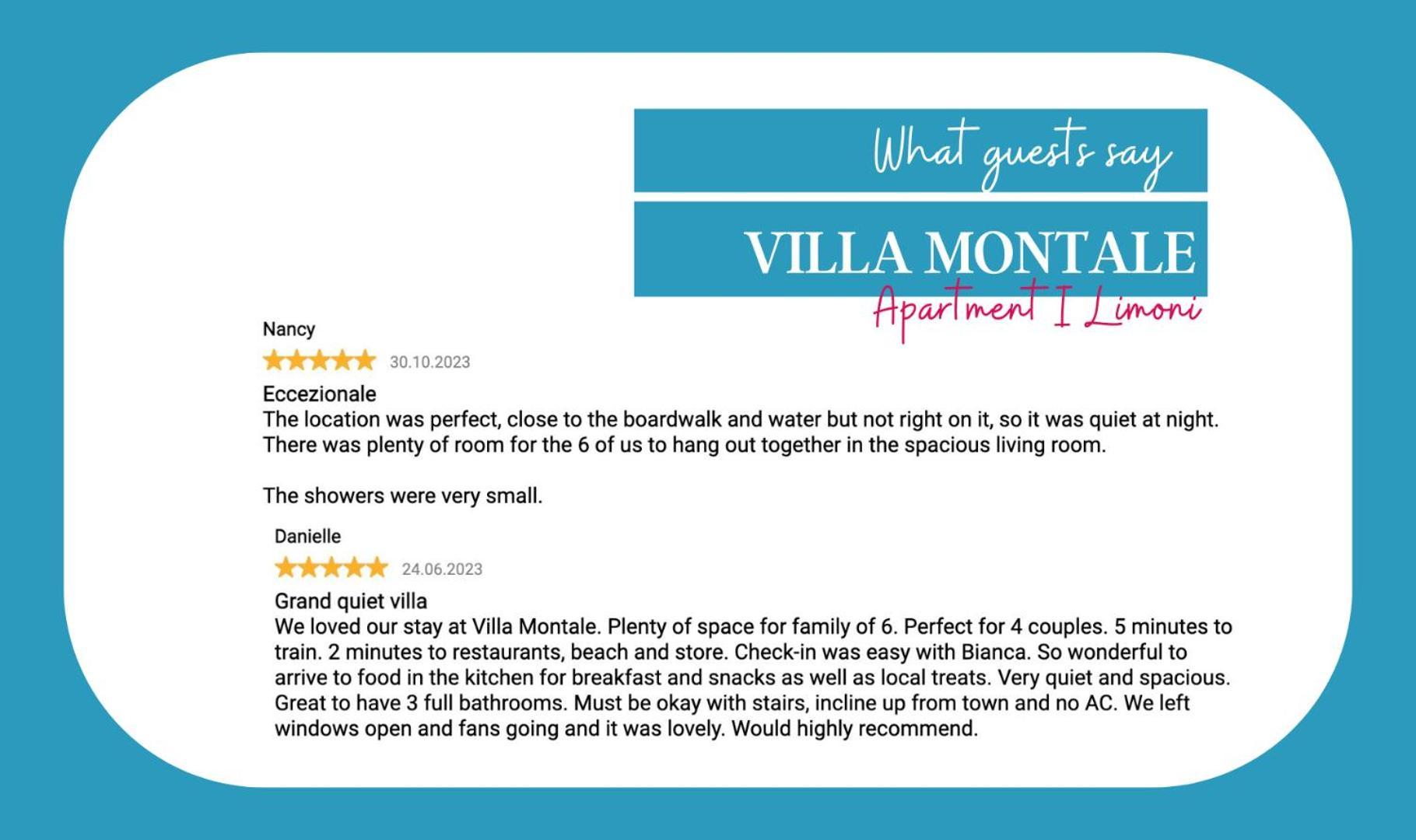 Villa Montale Apartment I Limoni Monterosso al Mare Kültér fotó